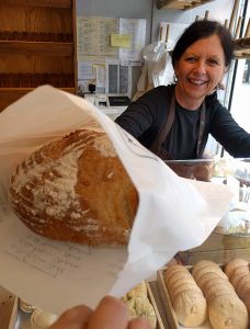 Bakery - serving a customer